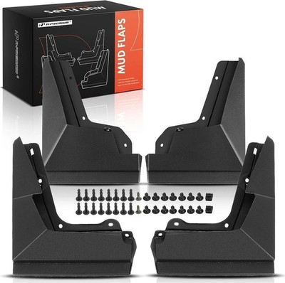 Tesla Cybertruck 2024 Mud Flaps - 4 Pack, No Drilling Needed for Trucks