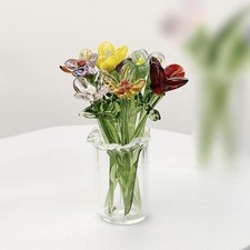 Small Glass Vase Flowerpot Mini Glass Bud Vase