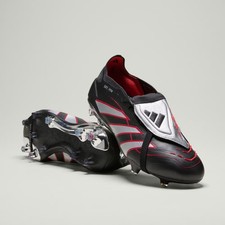 adidas Predator Elite BSR Foldable FG Mens Soccer Cleats Black Silver Red JS0563