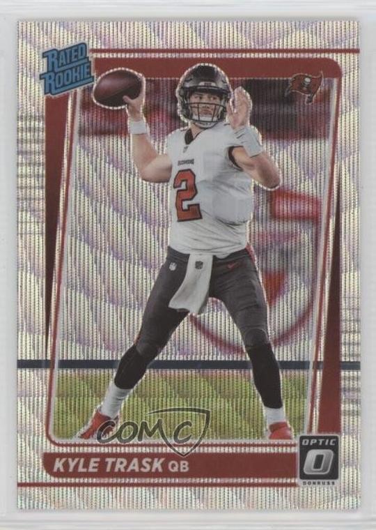 2021 Panini Donruss Optic Rated Wave Prizm /299 Kyle Trask #209 Rookie RC 17f8