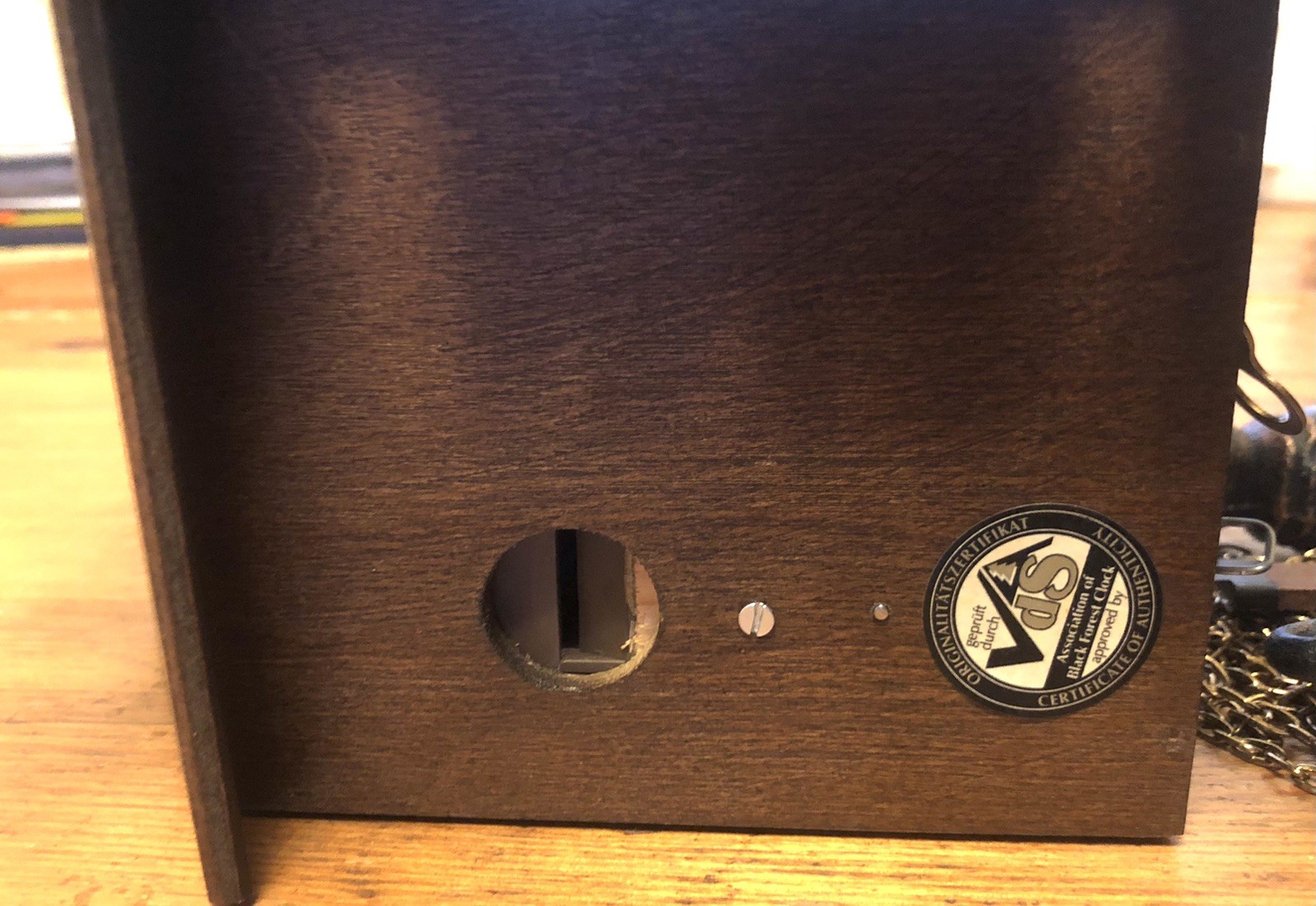 Schneider Hand Painted Flowers Black Forest Cuckoo Clock--Excellent Condition