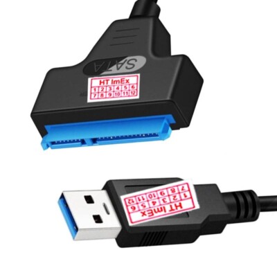 USB 3.0 SATA Adapter kabel für Festplatte Western Digital Blue SATA SSD, 2.5 