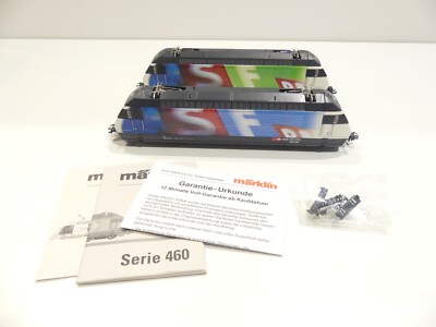 Märklin H0 34618 E-Lok Set ''Schweizer Fernsehen'' Re 460  OVP Delta Digital V2269