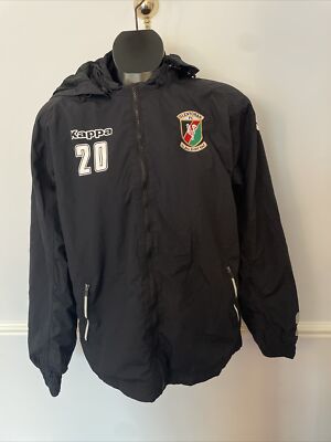 Veste Glentoran Player Issue Top Zip – Kappa – Taille M UK – Occasion