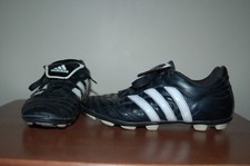 Adidas Traxion Soccer Cleats Size 5 Youth Black White Nice LQQK