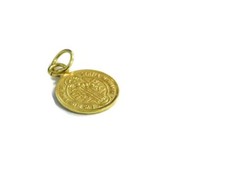 14k Yellow Gold Medium ST. Benedict Charm Pendant