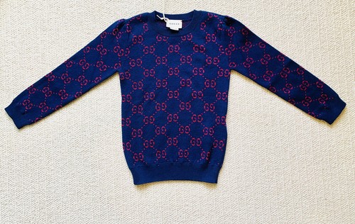 Gucci Kids Girls Blue Sweater New with tags - Picture 2 of 5