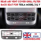 REAR AIR VENT COVER GRILL FILTER FOR BACK SEAT VENT FOR TESLA MODEL 3 & Y - UK