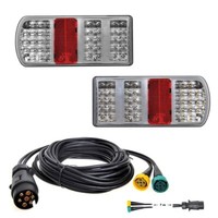 LED RüCkleuchten Set AnhäNger 7 Polig Kabel 7M AnhäNgerbeleuchtung RüCklichter