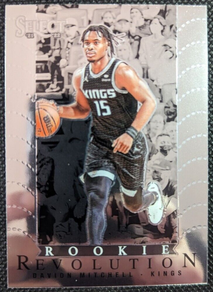 2021-22 Panini Select DAVION MITCHELL RC #26 Rookie Revolution Sacramento Kings