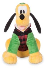 NWT Disney Store Pluto Holiday Plush Mini Bean Bag 8 1/2'' 2017 Doll toy