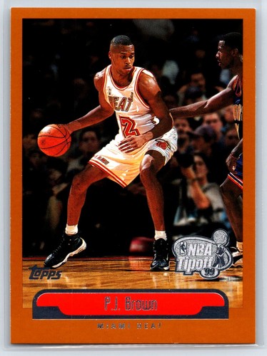1999 Topps Tipoff P.J. Brown #72 card