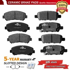 Front + Rear Disc Ceramic Brake Pads for 2009 - 2014 2016 - 2022 Nissan Maxima