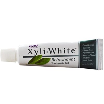 NOW Foods XyliWhite Toothpaste Gel Fluoride-Free Refreshmint, 1 Ounces