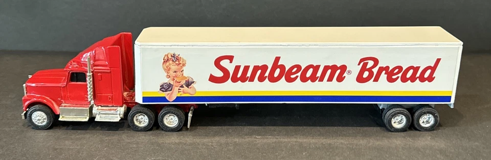 Remolque tractor Sunbeam Bread ERTL escala 1/64 fundido a presión 1991 internacional nuevo en caja Foto 2 de 4