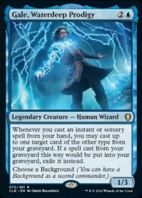 1x Gale, Waterdeep Prodigy - M/NM - CML2: Battle for Baldur's Gate