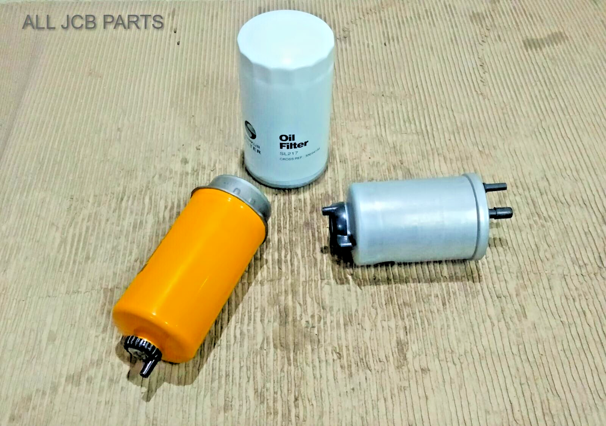 JCB Backhoe Filter Kit - Fits 3CX, 1400B, 1550B Models - Replaces 320/04133, 320/07155
