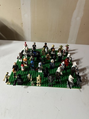 Bulk Lego Star Wars 45 Minifigures Lot Clone Troopers Droids Lots of ...