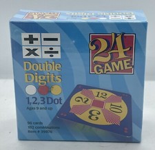 NEW 24 Game Double Digits 1 2 3 Dot Math Game 96 CARDS SEALED 
