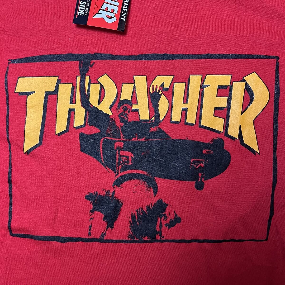 Vintage 80s Thrasher Magazine Deadstock Single Stitch Skate Vintage 80s Thrasher Magazine Deadstock Single Stitch Skate