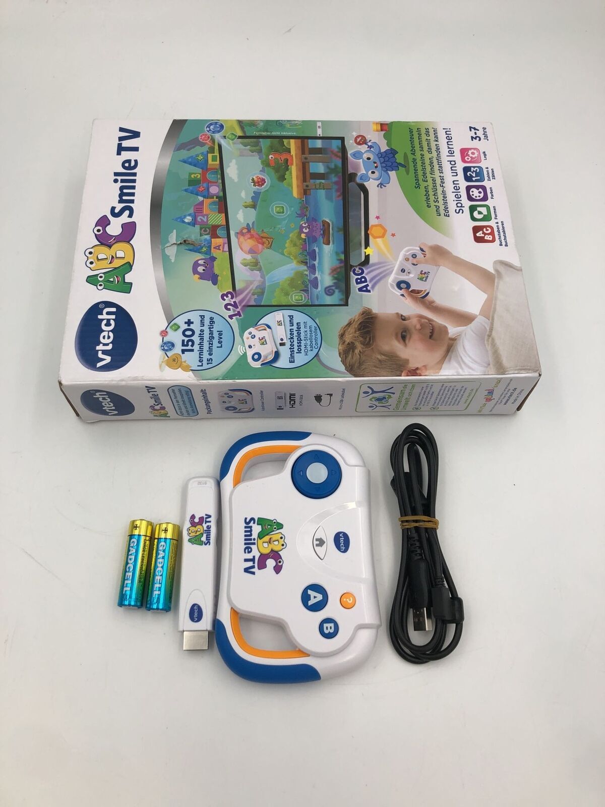 VTech ABC Smile TV - Console di apprendimento wireless con chiavetta HDMI per TV