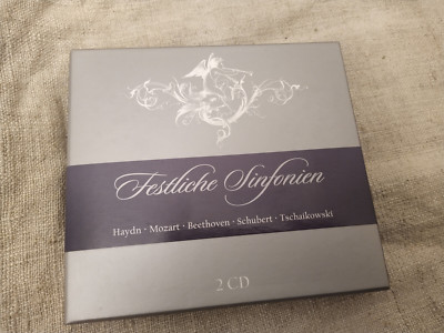 2 CD Festliche Sinfonien Haydn Mozart Meethoven Schubert Tschaikowski