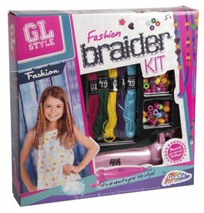 Girls Hair Braider Kit Thread Beads Set Kids Art Craft Beauty Toy