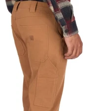 Coleman Men's Fleece Lined Bonded Utility Pants - 32 X 30 Toffee NEW