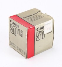 BOX ONLY FOR A 50/1.8 CANON FD FOAM PACKING/210818