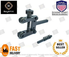Clamp Type Knurling Tool 2" Capacity 3/8" Shank for Lathes with spare knurls USA