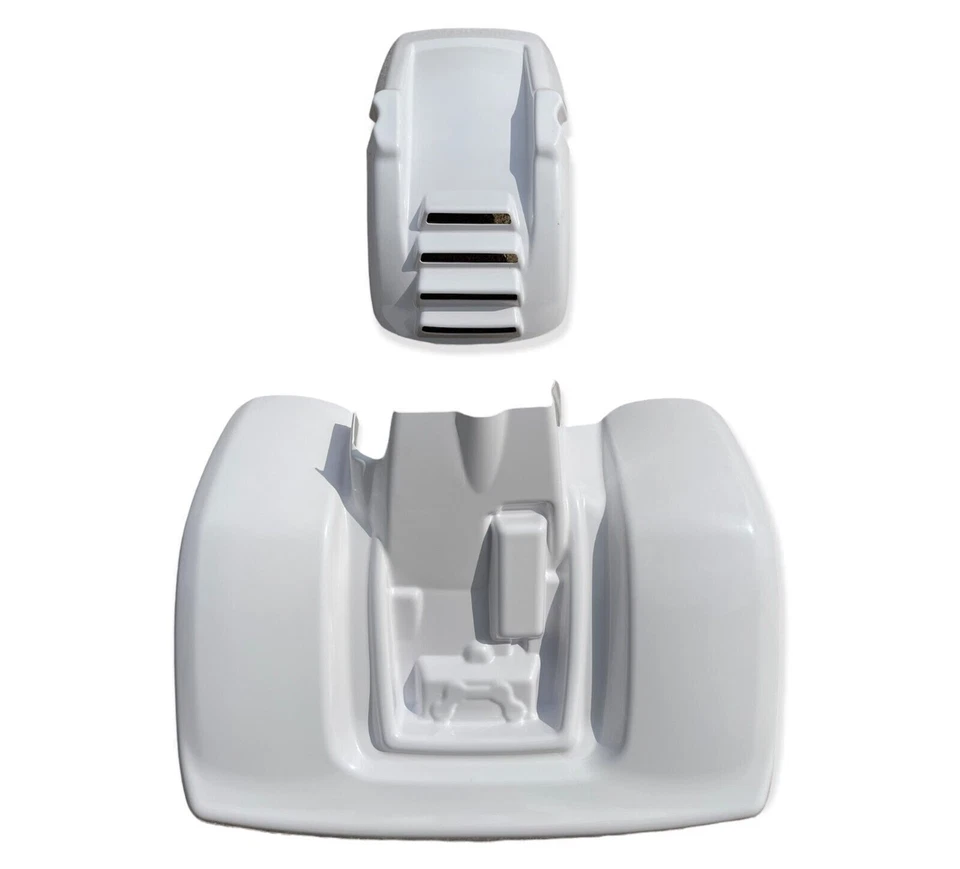 Guardabarros delantero y trasero de plástico de alta resistencia KTX PRO para Honda ATC250R 81-82 BLANCO Foto 2 de 3