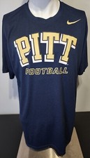 Nike Dri Fit University of Pittsburgh Pitt Panthers Mens Large Football T-Shirt