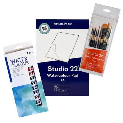 Studio 22 Aquarelle verschiedene Geschenk Konvolut Set
