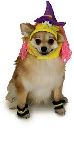 Adorable Pet Dog Costume: Brown Pirate King/Queen, Pink Princess, Witch Rubies - Picture 9 of 9