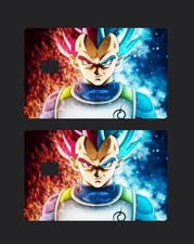 2 Premium Print Vegeta Form Small Chip Bank Debit/Credit Card Skin