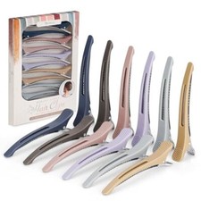 12PCS Hair Clips for Styling Sectioning - Non Slip 1 Count Pack of 12 1.Gray