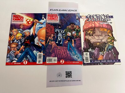 3 Marvel Comics Mangaverse # 1 2 Sentinel Salvage # 1 Avengers 31 CT6