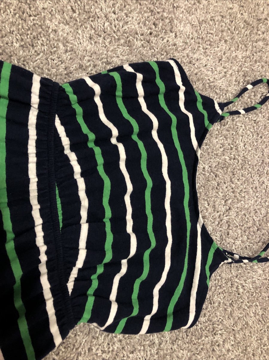Womens J.CREW Navy Blue Green Striped Summer Sun Dress Size XXS Extra Small | eBay Womens J.CREW Navy Blue Green Striped Summer Sun Dress Size XXS Extra Small | eBay