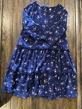 EUC Tea Collection Girls Tiered Floral Twirly Dress Size 8