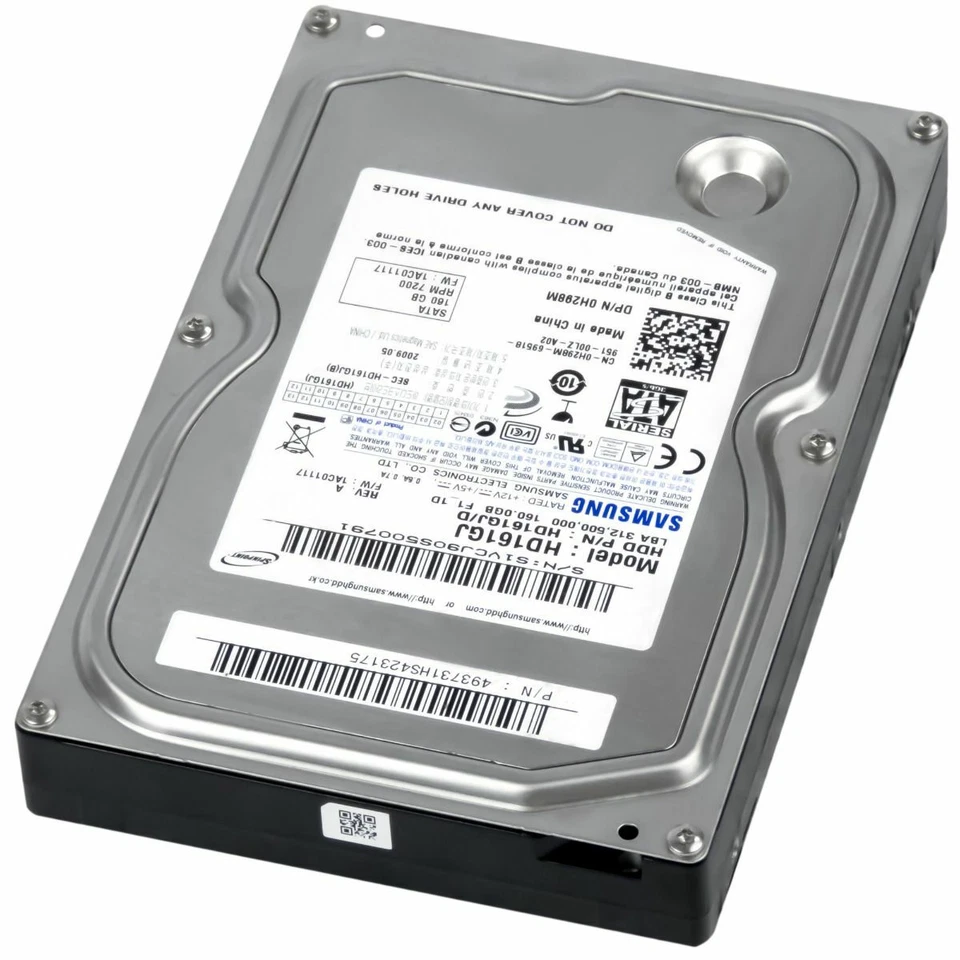 Hard Drive Samsung 160GB Spinpoint F1 HD161GJ 5400U/Min 8MB SATA II 3.5'' Inch - Image 3 of 3