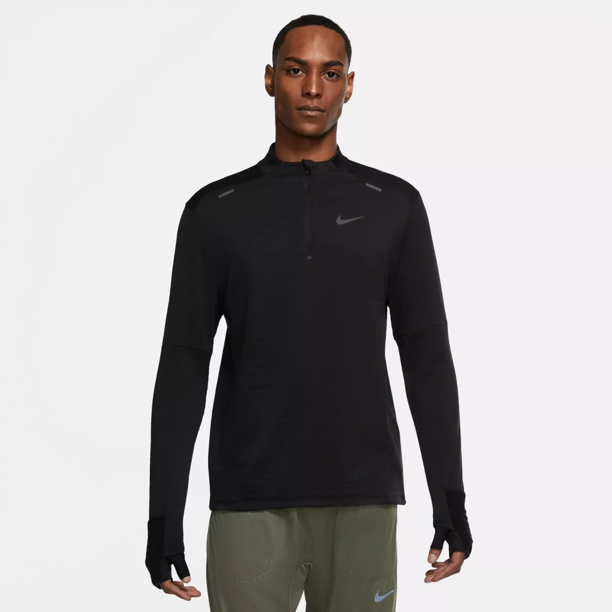 DM1171-010 NWT Nike Men Sphere Element Therma-Fit 1/2 Half Zip Running Top Shirt |