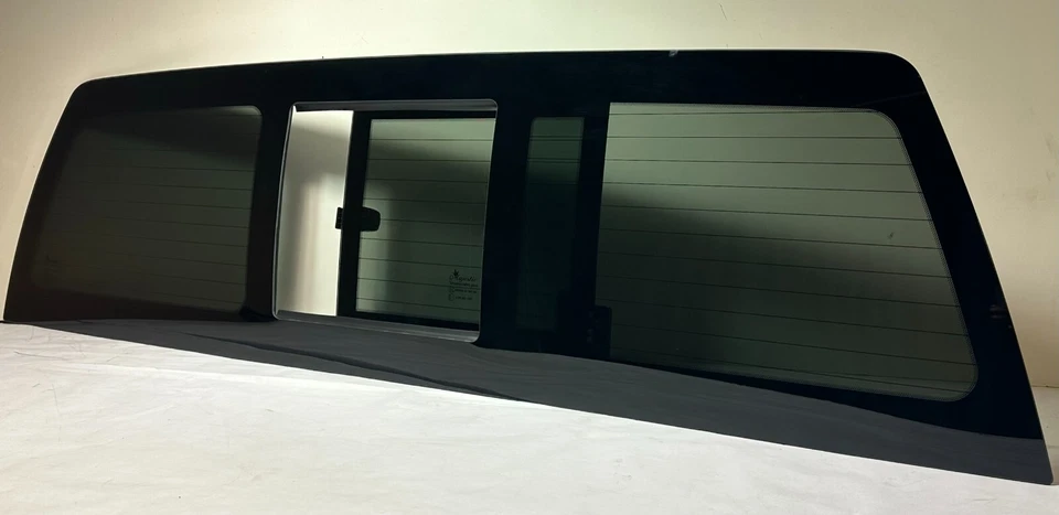 Fits 2007-2013 Chevrolet Silverado Back Glass Rear Window (Manual Slider) Heated - Image 2 of 4