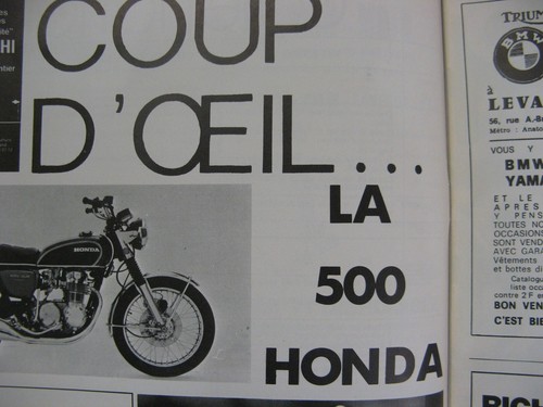 Revue avril 1971 : La Moto N°19 essais 250 Montesa, 250 Suzuki Guignabodet .. - Picture 6 of 8