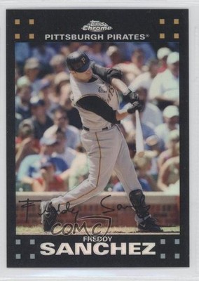 2007 Topps Chrome Refractor Freddy Sanchez #67 a8e