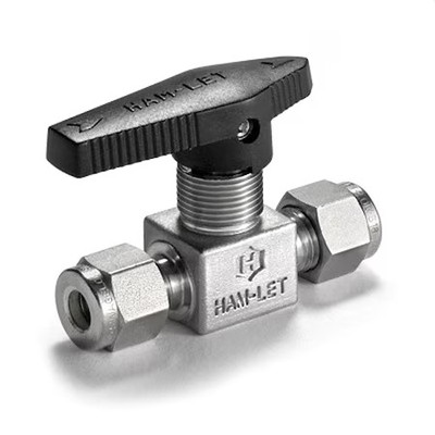 Ham-Let H-800Kl-Ss-L-12Mm Manual 2-Way Ball Valve, Let-Lok, Ss
