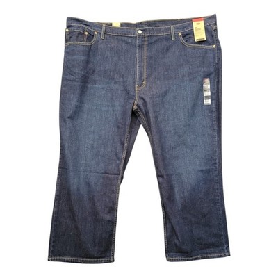 Levi Men's Jeans 559 Relaxed Fit Straight 56x30 Dark Wash NEW Plus Size Big