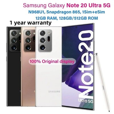  New Sealed Samsung Galaxy Note20 Ultra 5G 128GB Factory Unlocked Free Shipping 