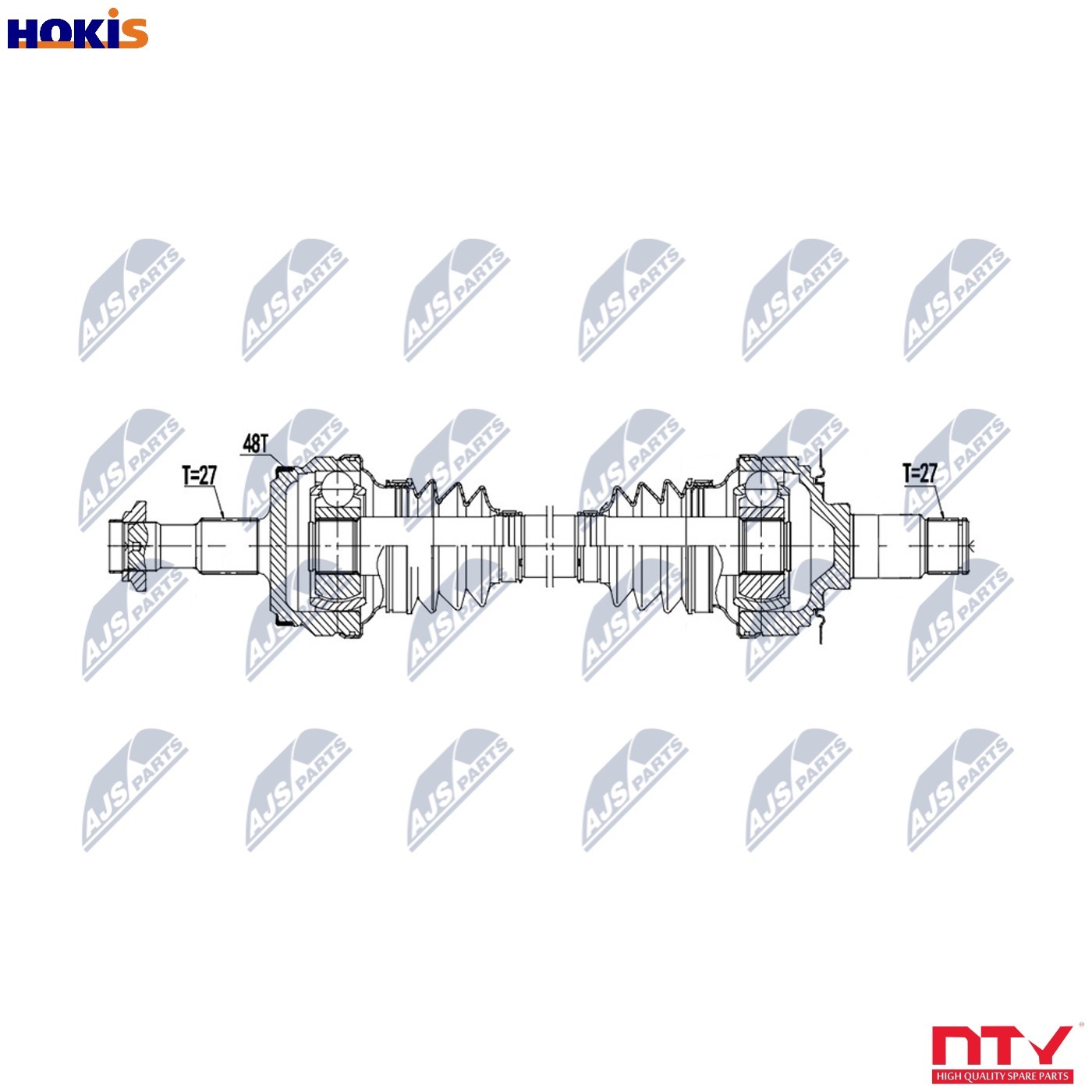Nty Driveshaft Rear For Mercedes E W212 S212 09- Cls C218 X218 11 - Image 4