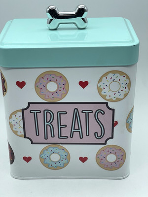 Amici Pet Retro Treats Storage Canister for Pets 96 oz