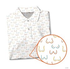 Funny Breast All Print Golf Polo Shirt Size S-5XL